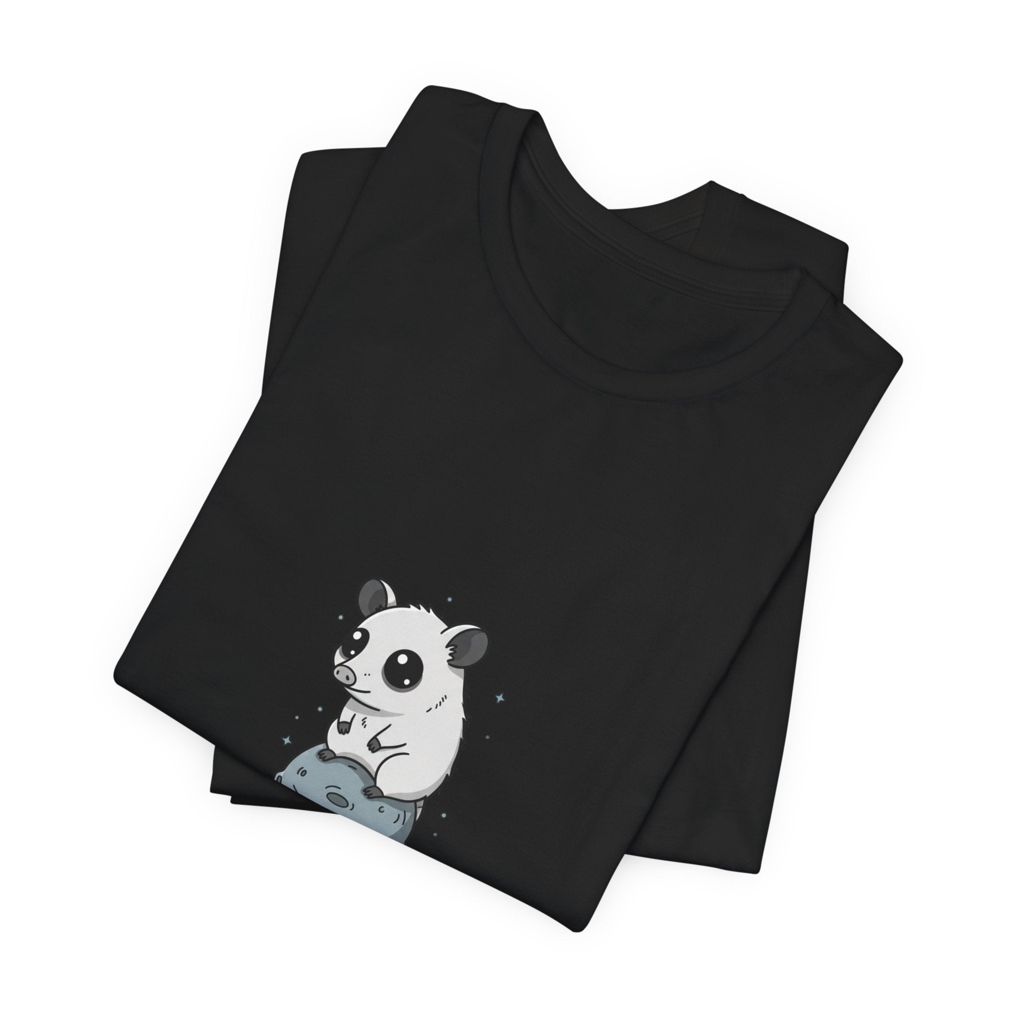 Panda on Rock Tee | existential animal, burnout meme