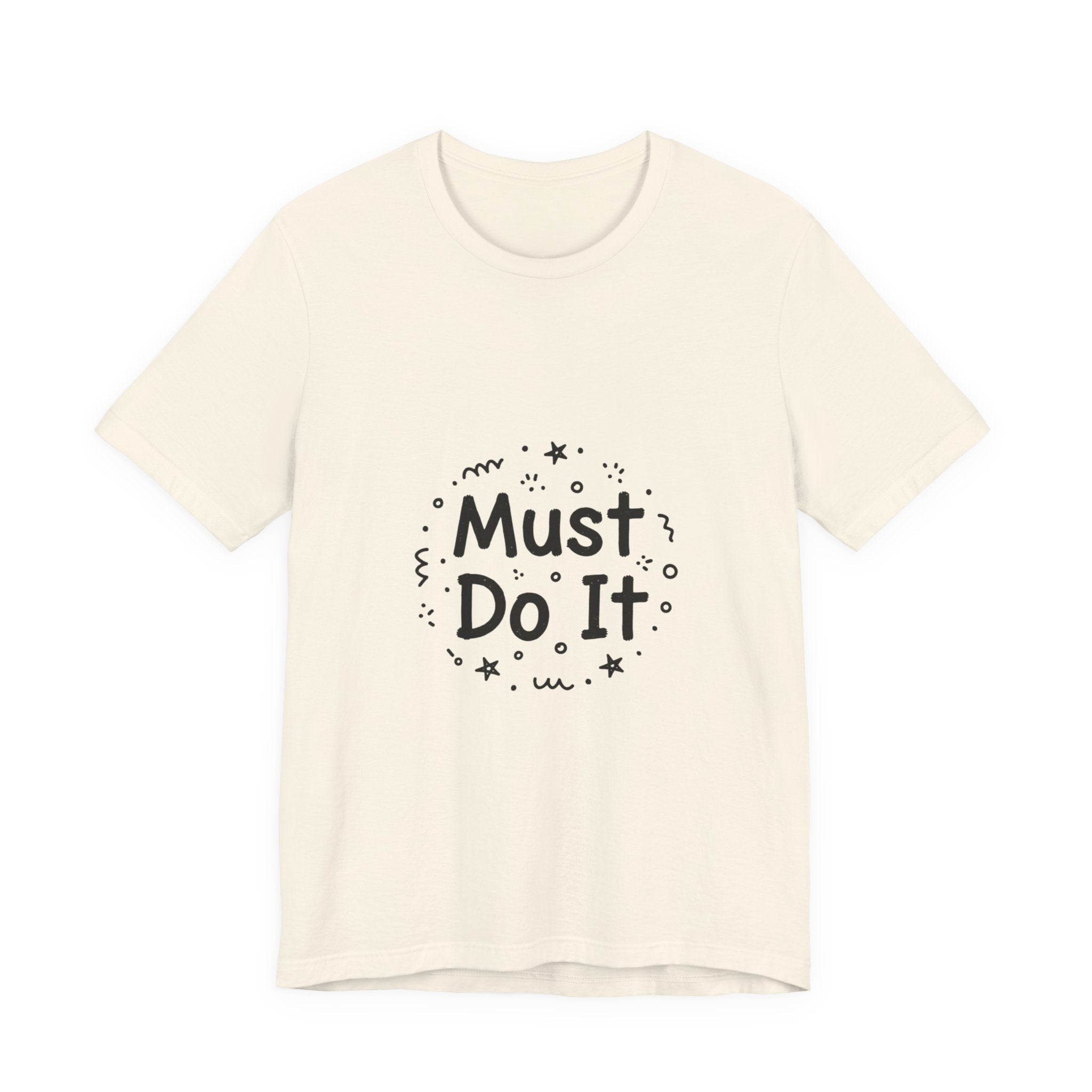 Must Do It marker doodle Tee | handwritten font art, scribble design