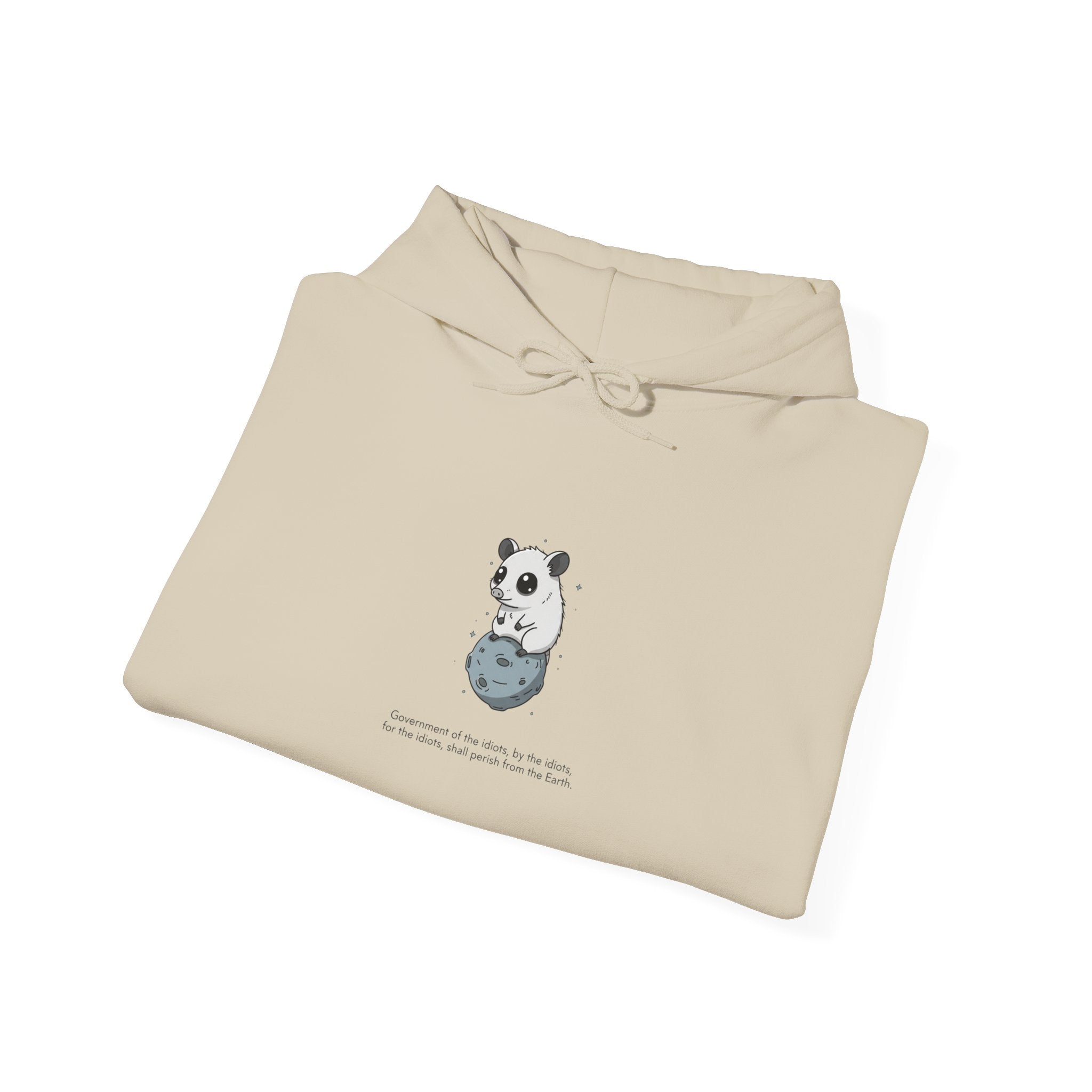 existential panda, nihilist cute Hoodie | existential animal, burnout meme