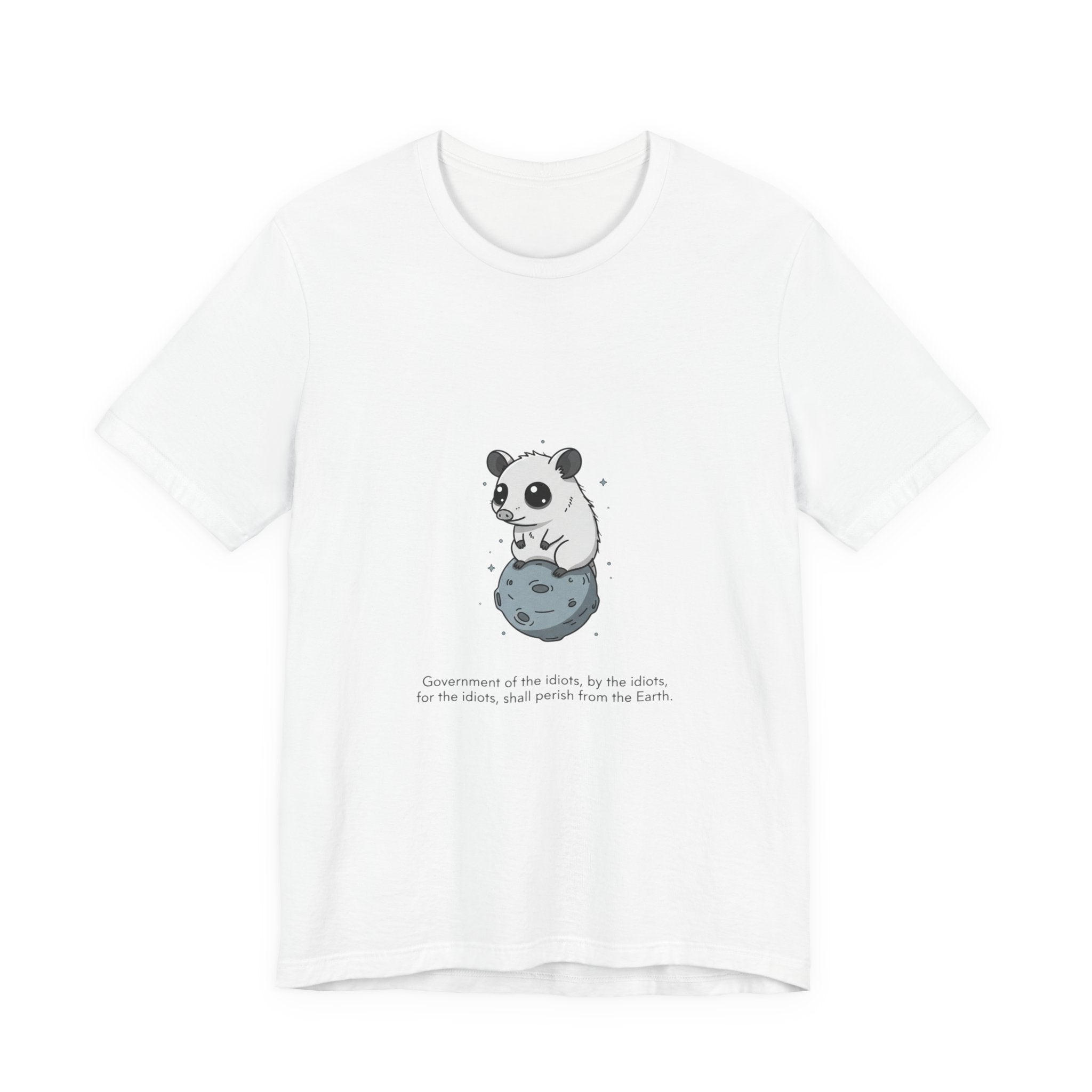 Panda on Rock Tee | existential animal, burnout meme