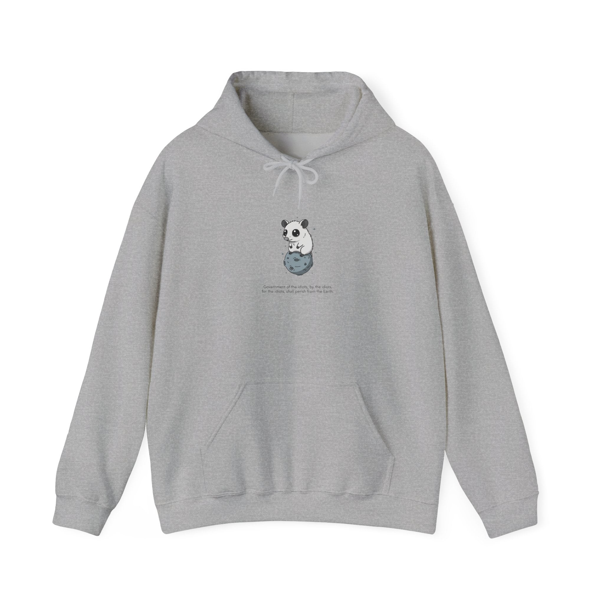 existential panda, nihilist cute Hoodie | existential animal, burnout meme