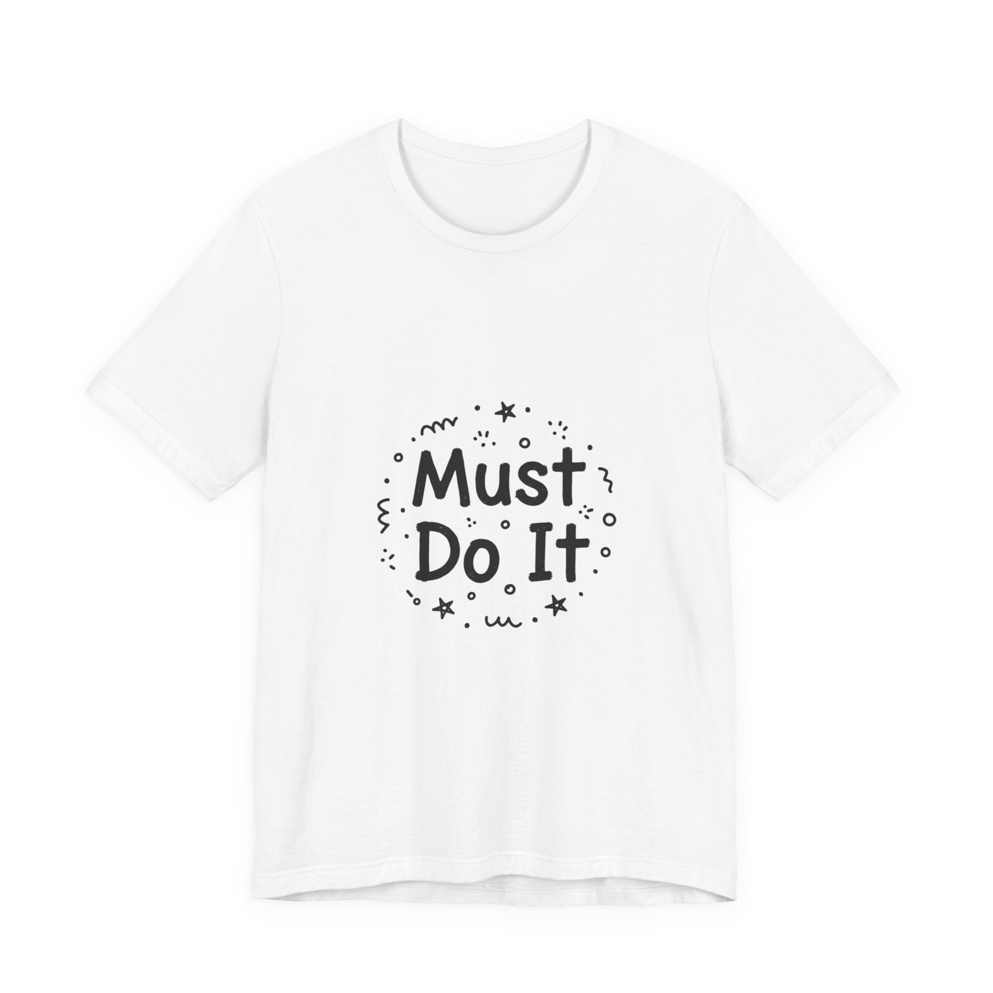 Must Do It marker doodle Tee | handwritten font art, scribble design