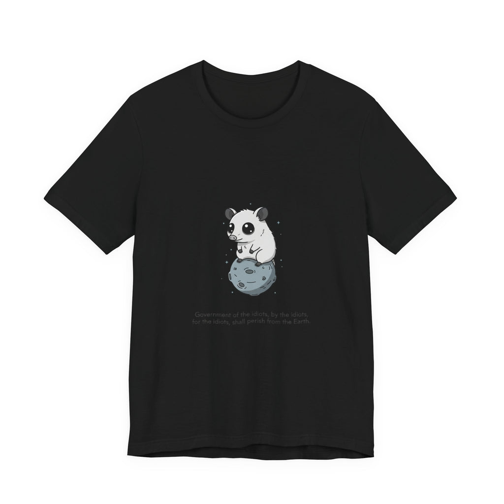 Panda on Rock Tee | existential animal, burnout meme