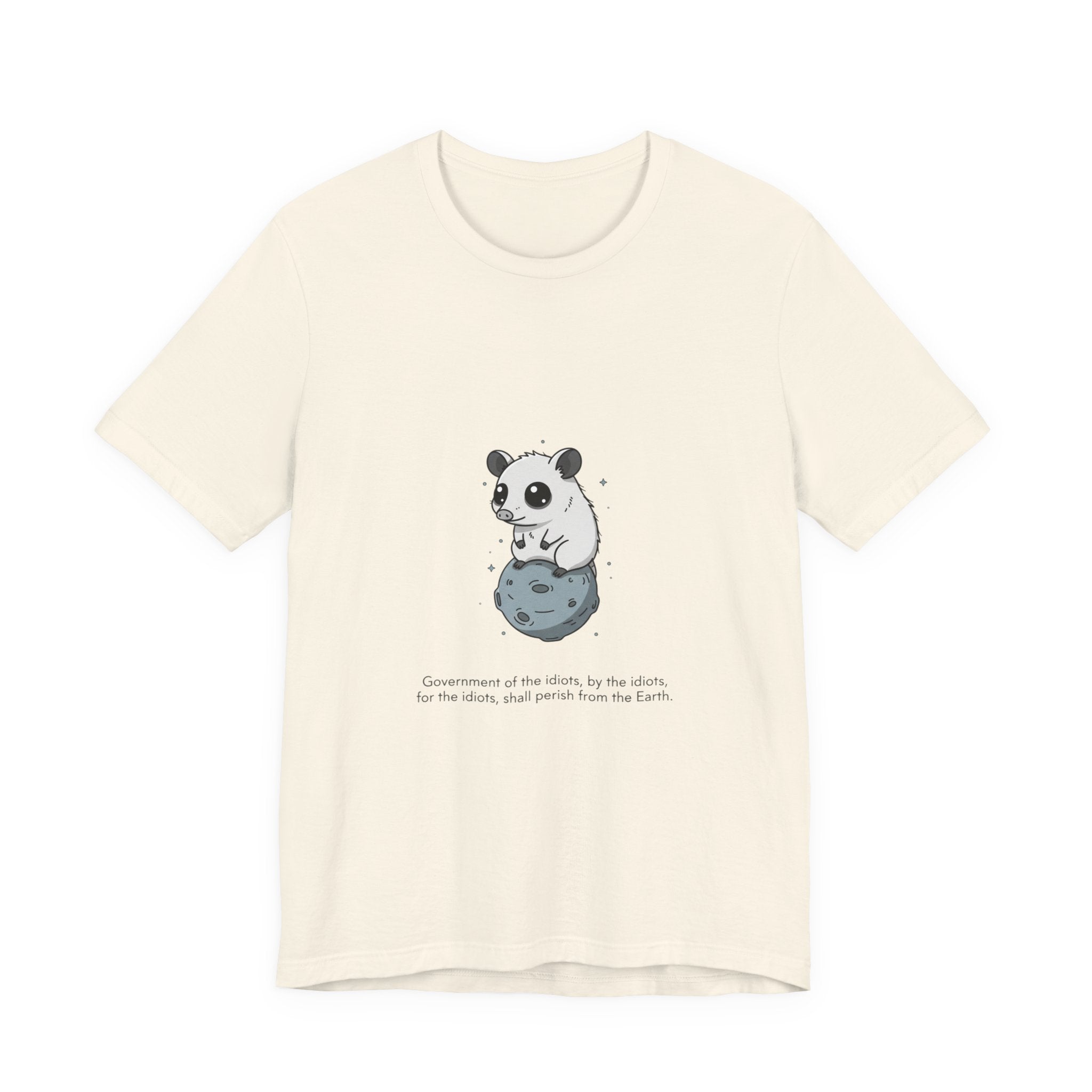 Panda on Rock Tee | existential animal, burnout meme
