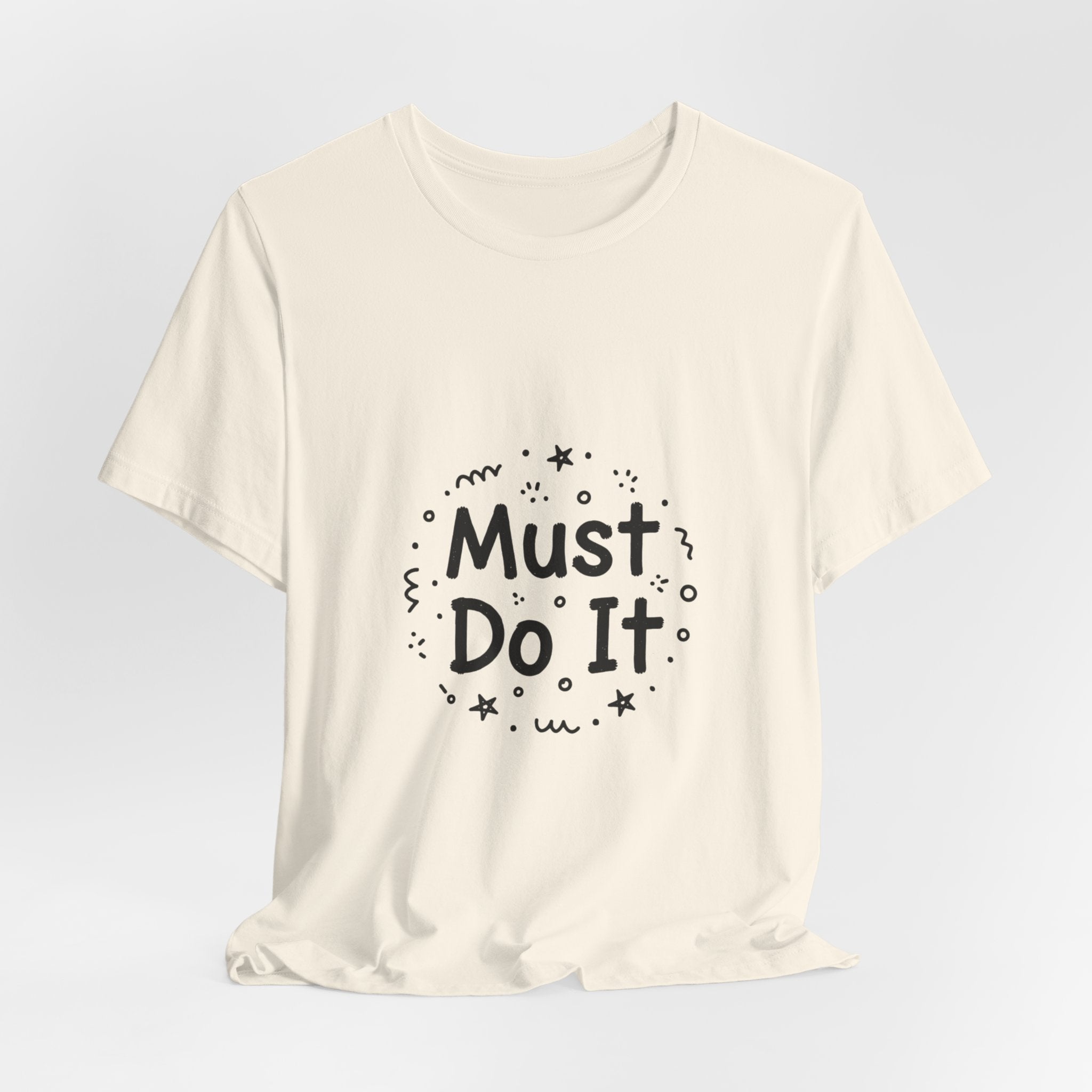 Must Do It marker doodle Tee | handwritten font art, scribble design