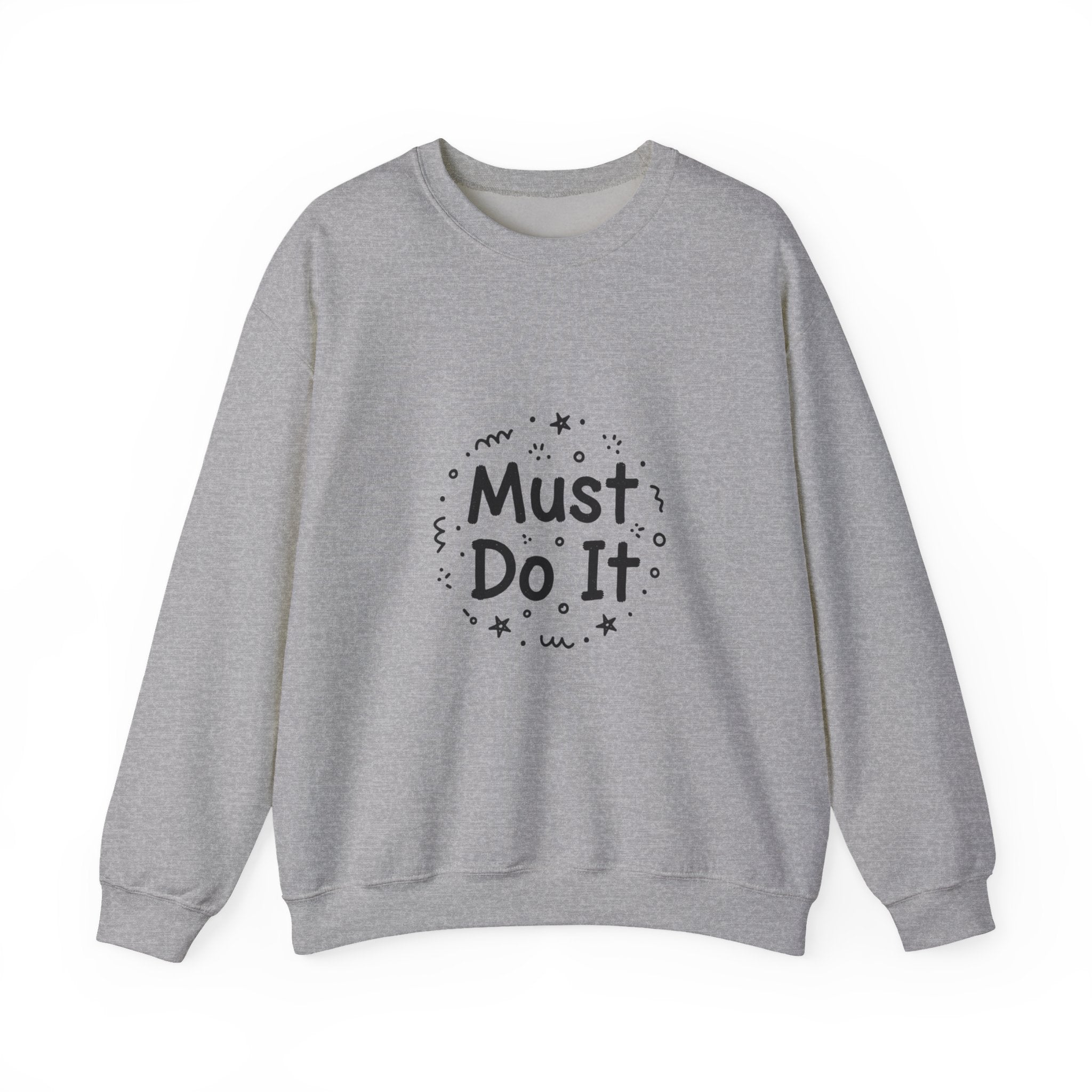 Must Do It marker scribble sweatshirt | handwritten font art, doodle quote