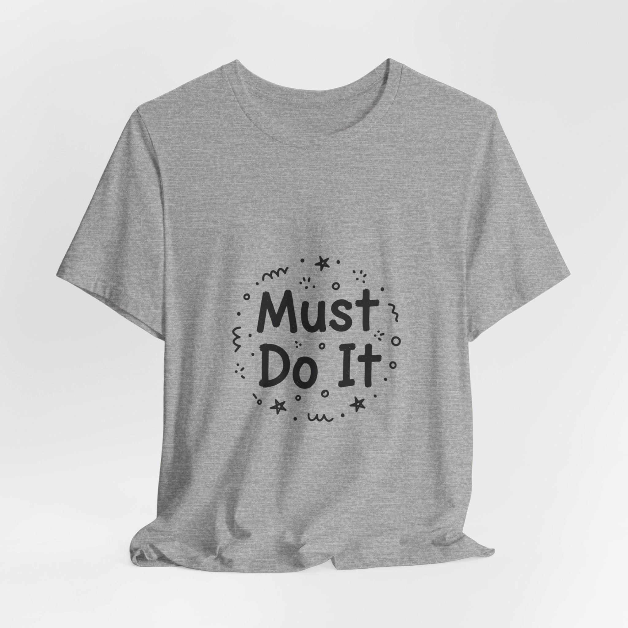 Must Do It marker doodle Tee | handwritten font art, scribble design