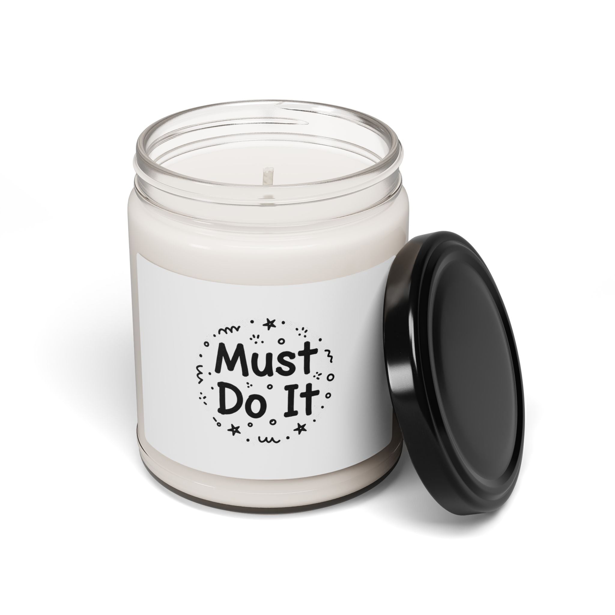Must Do It Candle | Handwritten Marker Aesthetic, Doodle Scribble Soy