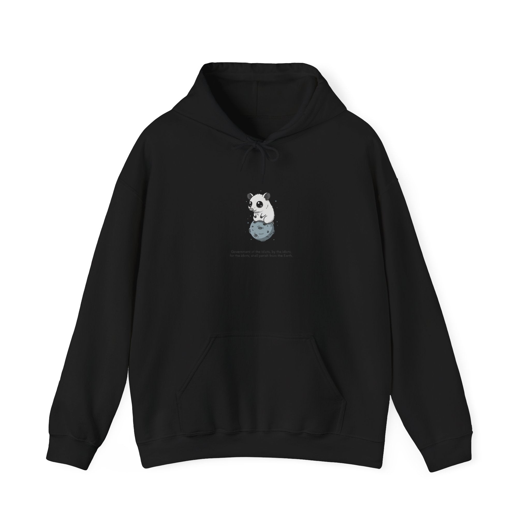 existential panda, nihilist cute Hoodie | existential animal, burnout meme