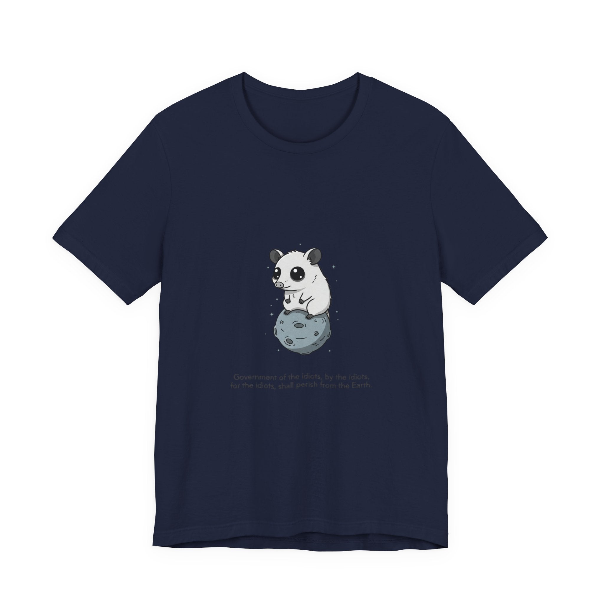 Panda on Rock Tee | existential animal, burnout meme