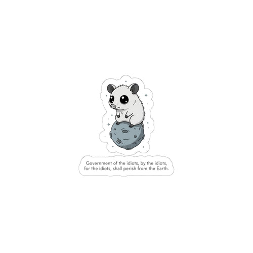 Existential Animal Meme Kiss-Cut Stickers | nihilist cute, burnout meme