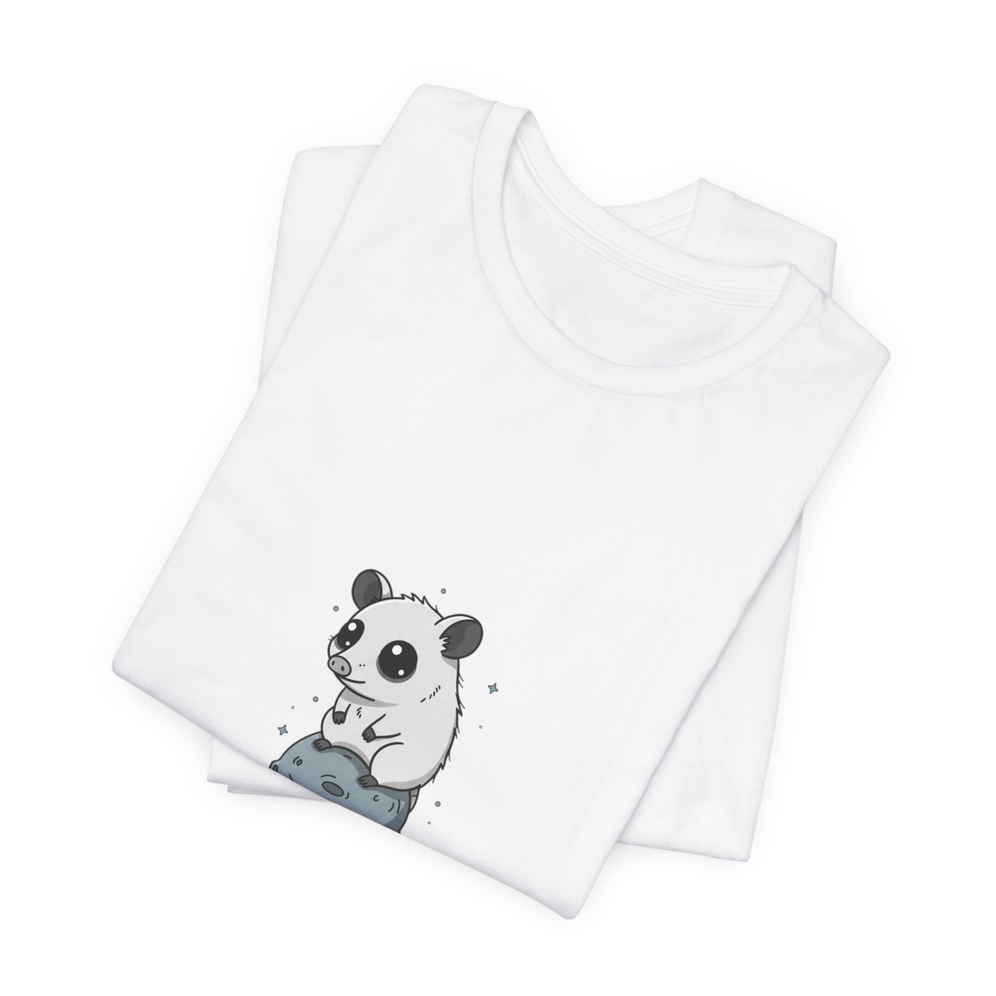 Panda on Rock Tee | existential animal, burnout meme