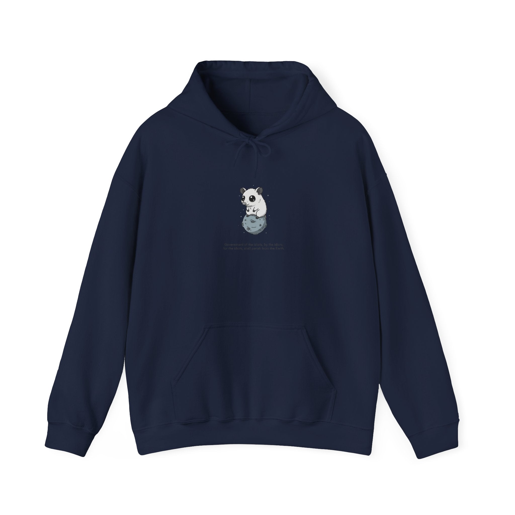 existential panda, nihilist cute Hoodie | existential animal, burnout meme