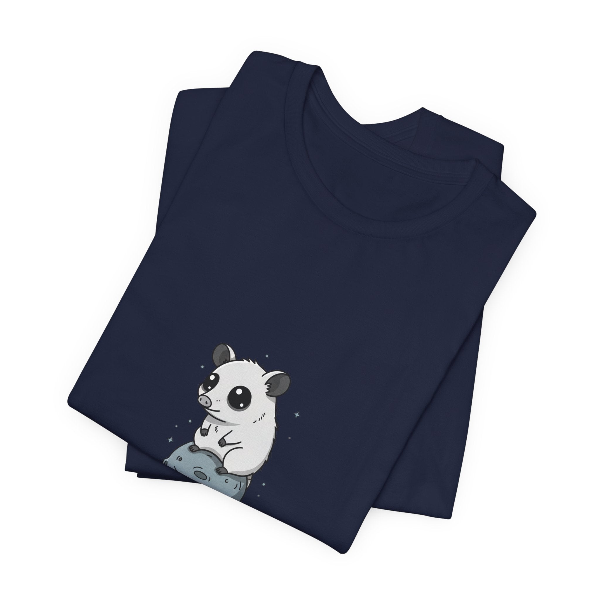 Panda on Rock Tee | existential animal, burnout meme
