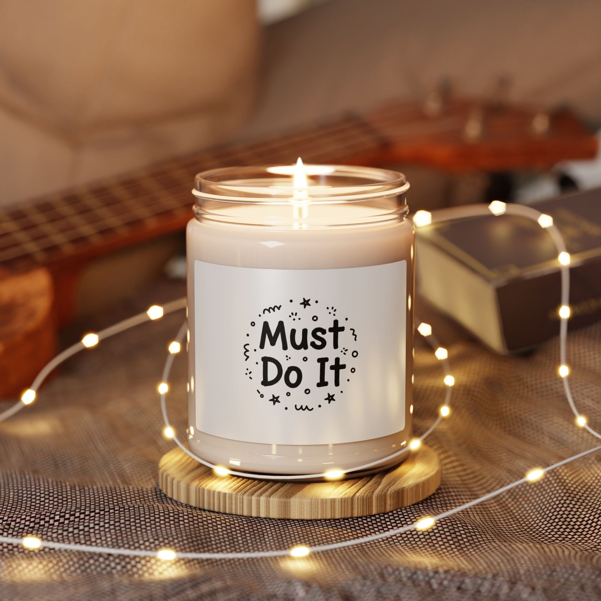 Must Do It Candle | Handwritten Marker Aesthetic, Doodle Scribble Soy