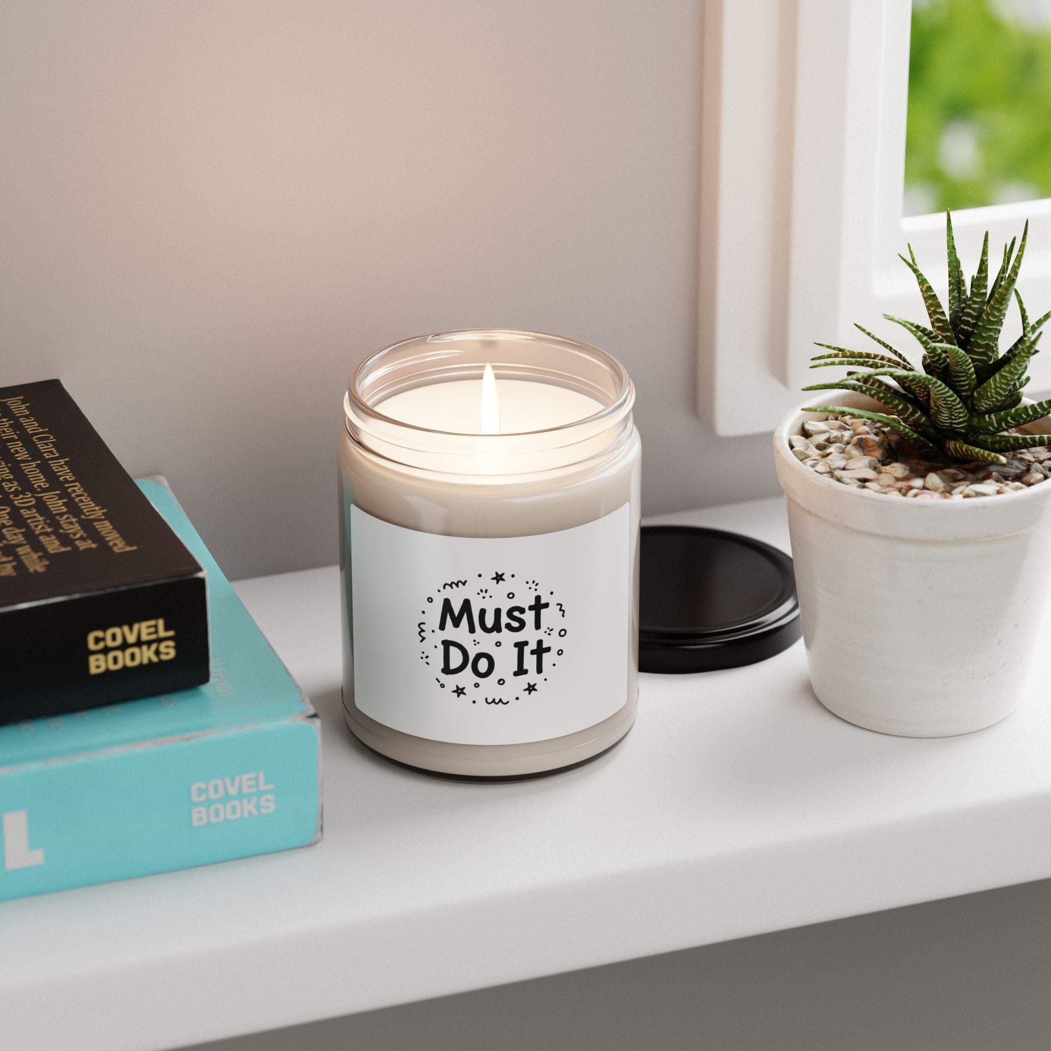 Must Do It Candle | Handwritten Marker Aesthetic, Doodle Scribble Soy