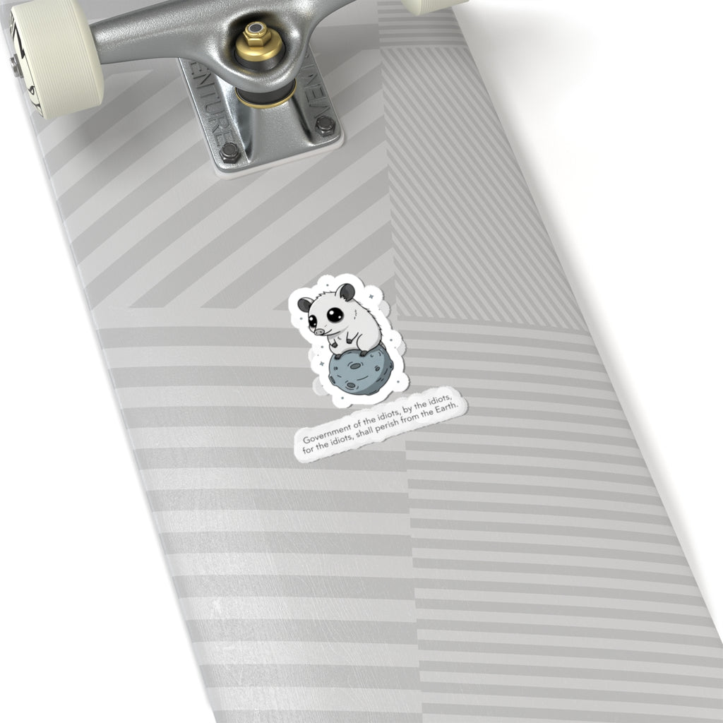 Existential Animal Meme Kiss-Cut Stickers | nihilist cute, burnout meme