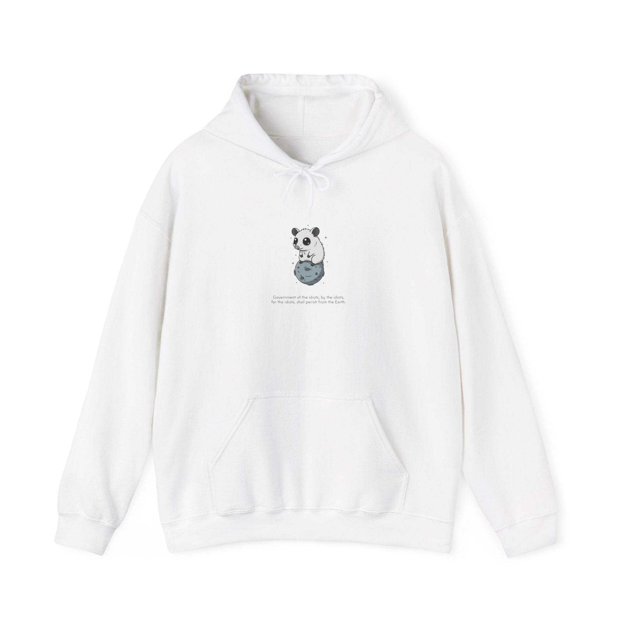 existential panda, nihilist cute Hoodie | existential animal, burnout meme
